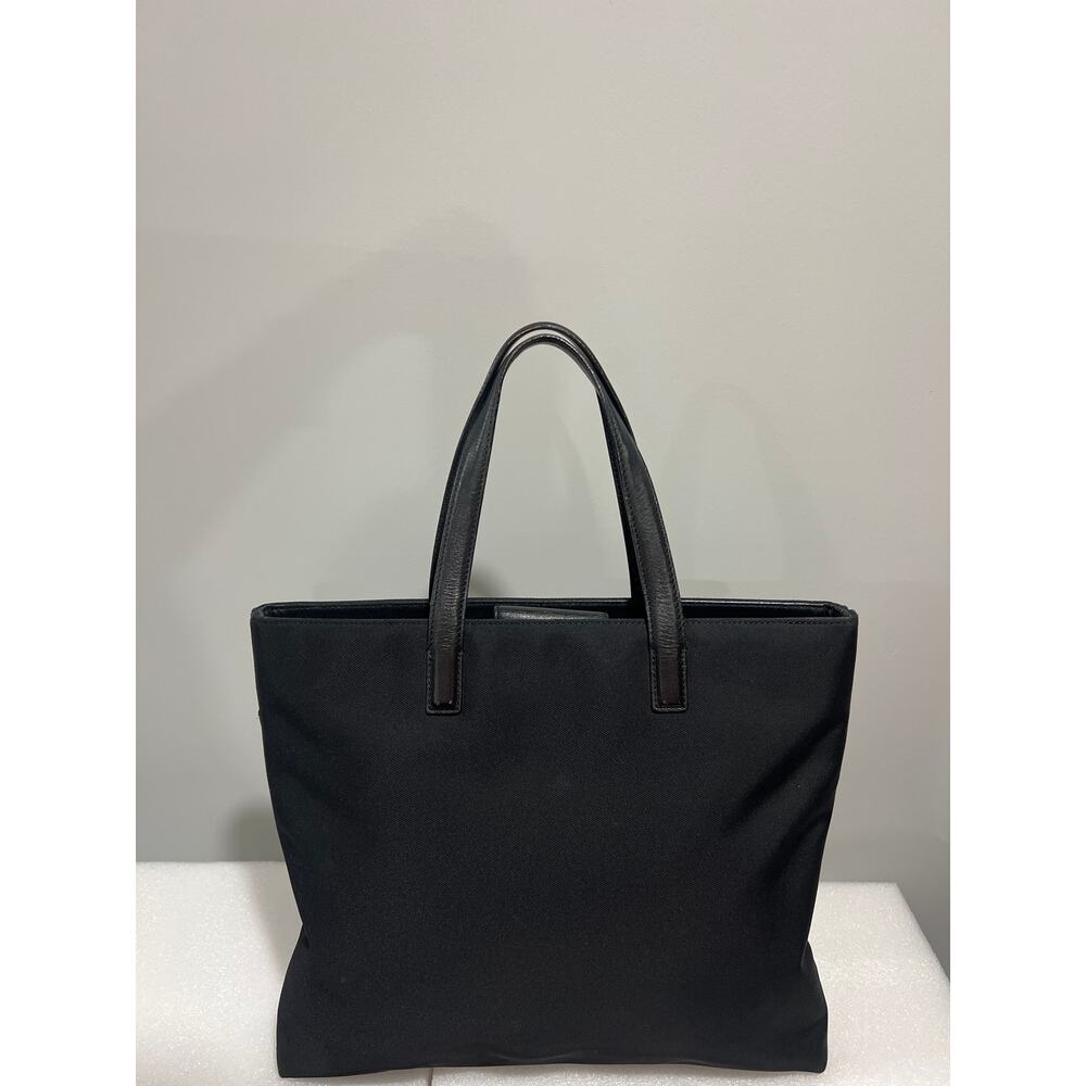 Coach 7418 Black Tote Bag – Slim Design, Laptop-Friendly, Excellent Condition